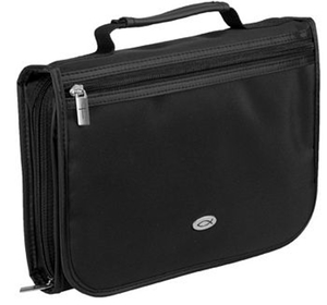 Bible Covers: Case Classic Large: Three-Fold Micro Fibre - Black. Christian Resource Centre