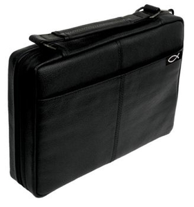 Bible Covers: Case Classic Medium: Genuine Leather - Black. Christian Resource Centre