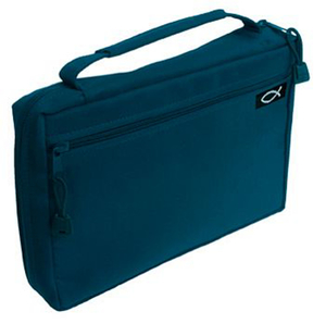 Bible Covers: Case Value Large: MicroFibre - Navy. Christian Resource Centre