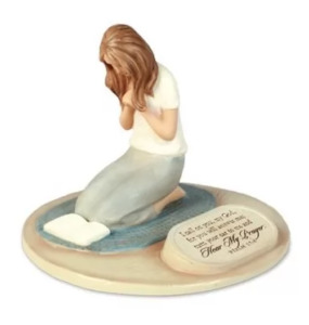 Products: Praying Woman Sculpture Devoted to Prayer