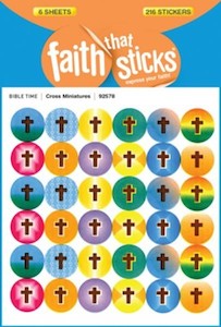 Cross Miniatures, Faith that Sticks. Six sheets, 36 stickers per sheet; 216 stic&hellip;