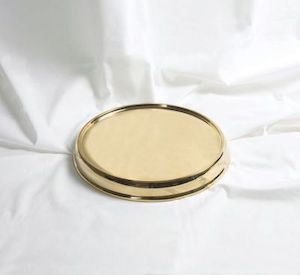Communionware: Communion Tray Base brass (gold)