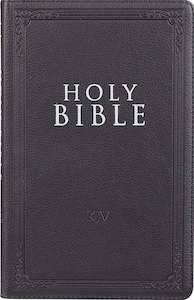 Kjv: KJV Gift Editon Bible Black Faux Leather 8 point font