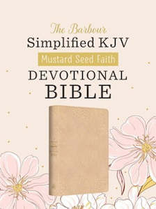 Bibles On Sale: SKJV Barbour Mustard Seed Devotional Bible classic cover imitation leather 9 point font