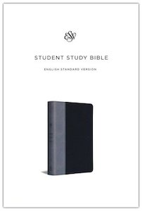 Children: ESV Student Study Bible navy/slate timeless design trutone 8 point font