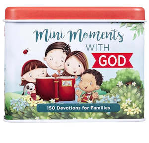 Family: Mini Moments with God Devotional Cards for Kids