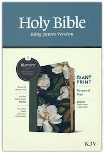 KJV Personal Size Giant Print Bible filament enabled edition Magnolia Sage Green&hellip;
