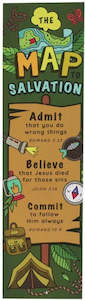 Resources: Map to Salvation Sunday School/Teacher Bookmark Set of 10