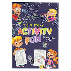 Bible Storybooks: Bible Story Activity Fun - Learn Play Grow Ages 5-8