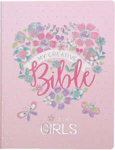 ESV My Creative Bible for Girls - an ESV Journaling Bible Pink Floral Heart Flexcover