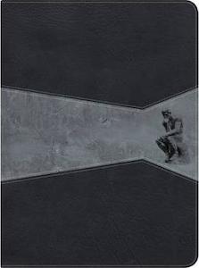 HCSB Apologetics Study Bible black/stone leathertouch. Holman Christian Standard Bible