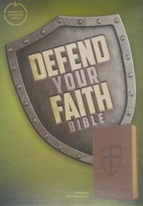 CSB Defend Your Faith Bible: The Apologetics Bible for Kids Walnut Leathertouch.&hellip;