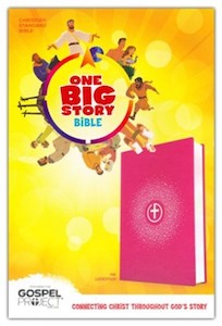 Csb Children: CSB One Big Story Bible pink leatherouch. Ages 6-12