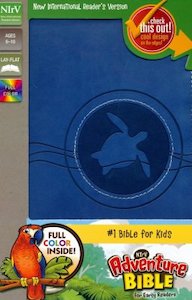 NIrV Adventure Bible for Early Readers Blueberry Italian Duo-Tone