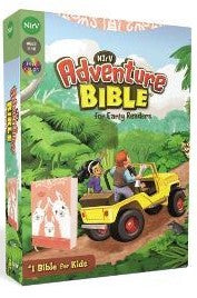 NIrV Adventure Bible for Early Readers peach soft leather
