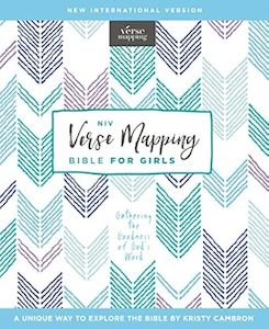 NIV Verse Mapping Bible for Girls, Hardcover, Comfort Print 8-point print size Ages 8+