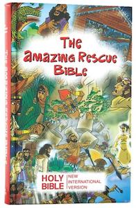 NIV Amazing Rescue Bible. Ages 9-14