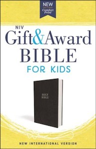 NIV Gift & Award Bible for Kids black flexcover