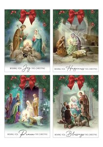 Wishing you Blessings this Christmas - Christmas cards - Pack of 8