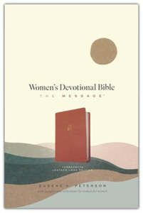 Mothers Day: Message Women's Devotional Bible terracotta brown leather look 8 point font