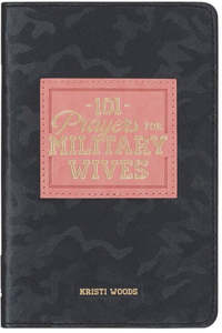 Gift Books: 101 Prayers for Military Wives Gray Faux Leather Gift Book