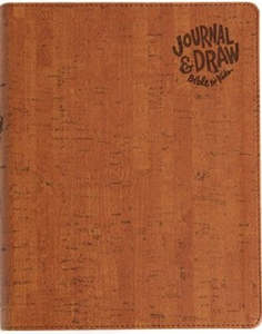 Childrens Bibles: CSB Journal and Draw Bible for Kids brown cork leathertouch 8.5 point font Ages 6-12