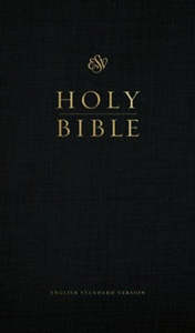 ESV Church Bible black hardcover 8 point font