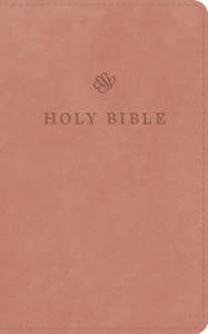 ESV Premium Church Bible blush rose trutone 8 point font