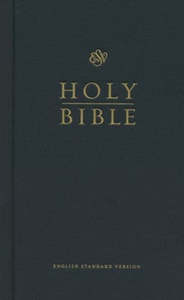 ESV Church Bible black hardcover 7.5 point font