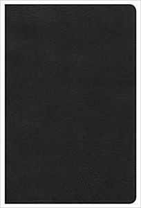 HCSB Ultrathin reference Bible black leathertouch. Holman Christian Standard Bible