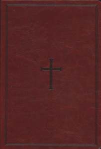 HCSB Large Print Ultrathin Brown Leathertouch. Holman Christian Standard Bible