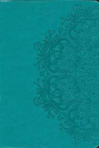 Hcsb: HCSB Large Print Ultrathin Teal Leathertouch. Holman Christian Standard Bible