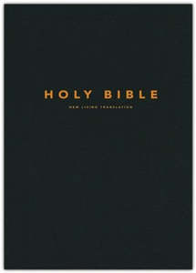 Nlt: NLT Large Print Pew Bible black hardcover 10 point font