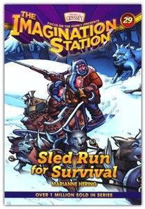 Children: Imagination Station #29 Sled Run for Survival paperback. Ages 7-12