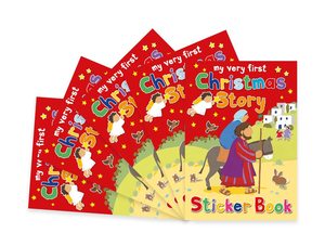 Seasonal: Christmas Story Sticker Book: Pack of 5 (My Very First Sticker Books)