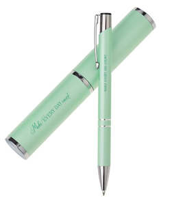 Make Every Day Count Spring Mint Pen and Case Set