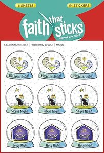 Christmas: Welcome, Jesus! (Faith That Sticks Stickers)