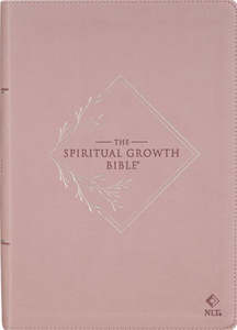 Study: NLT Spiritual Growth Bible Dusty Mauve Faux Leather 9 point font