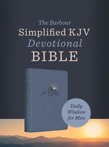 SKJV Devotional Bible Daily Wisdom for Men imitation leather 9 point font