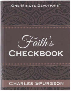 Devotional: Faith's Checkbook Brown Softcover One-Minute Devotions