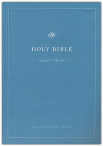 ESV Giant Print Economy Bible paperback 11 point font