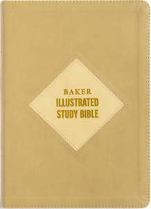 Bibles: CSB Baker Illustrated Study Bible khaki leathertouch INDEXED 9 point font