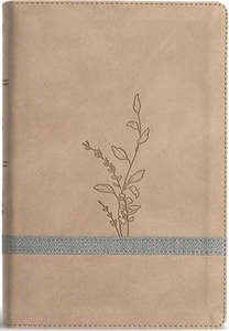 Bibles: KJV Large Print Personal Size Reference Bible earthen suedesoft leathertouch 11.25 point font