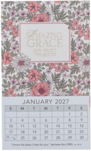 2027 Amazing Grace Mini Magnetic Calendar