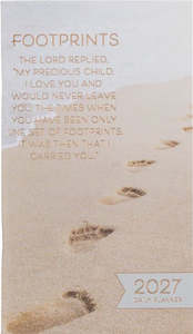 2027 Footprints Small Daily Planner