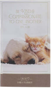 2027 Be Kind and Compassionate Small Daily Planner - Ephesians 4:32
