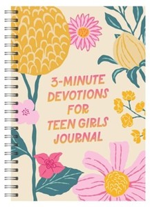 3 Minute Devotions for Teen Girls Journal. Ages 12-18