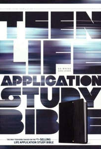 NLT Teen Life Application Study Bible Black Imitation Leather Pocket edition 7 point font