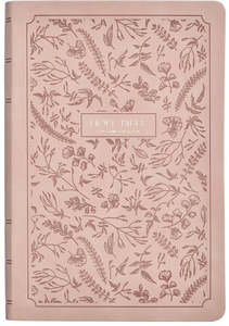 KJV Bible Giant Print Full Size Pink Faux Leather 14 point font