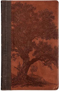 KJV Bible Giant Print Brown Trust Tree Faux Leather Hardcover 14 point font